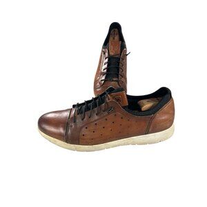 Stacy Adams Mens Size 13 M Brown Leather Comfort Sneaker Shoes